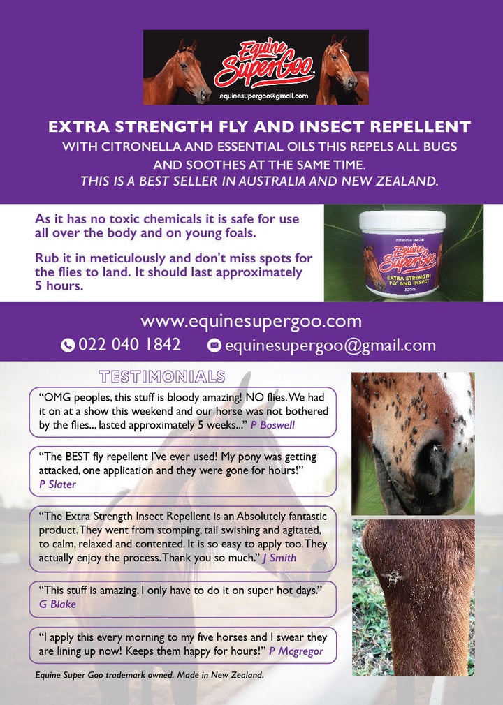 Equine Super Cream - No swish, no stomp